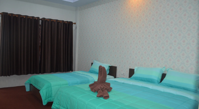 Двухместный номер Deluxe с балконом и с красивым видом из окна Отель Samui Platinum