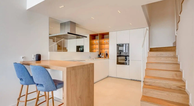 Люкс с 2 комнатами с балконом и с красивым видом из окна Апартаменты Penthouse Aquasuites
