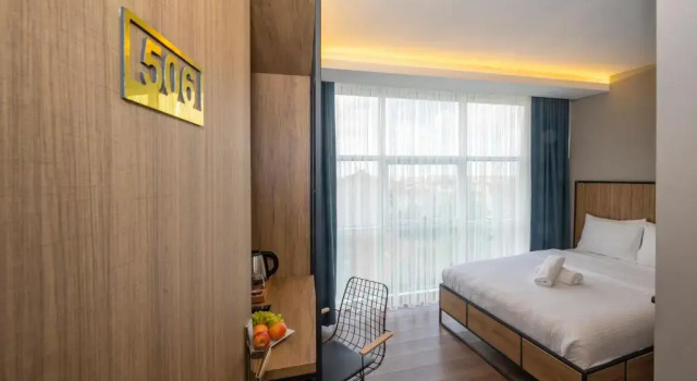 Одноместный номер Deluxe с красивым видом из окна Çorlu Temel Hotel