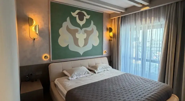 Двухместный семейный номер Comfort с балконом и с видом на город Отель Green Door's