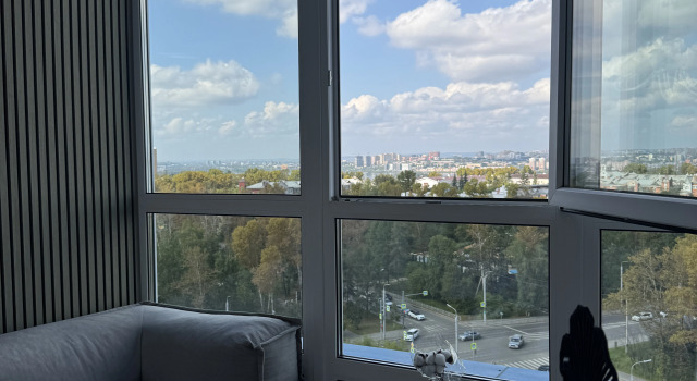 S Panoramnym Vidom Na Angaru Flat, Book Apartment Hotels in Irkutsk Region with Parking, Parking