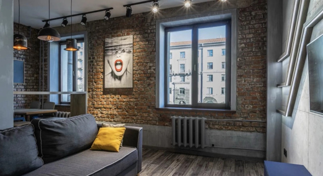 Апартаменты в Стиле Loft на Проспекте Независимости