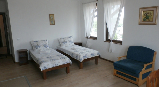 Студия с балконом и с красивым видом из окна Aleksandrovo Apartments