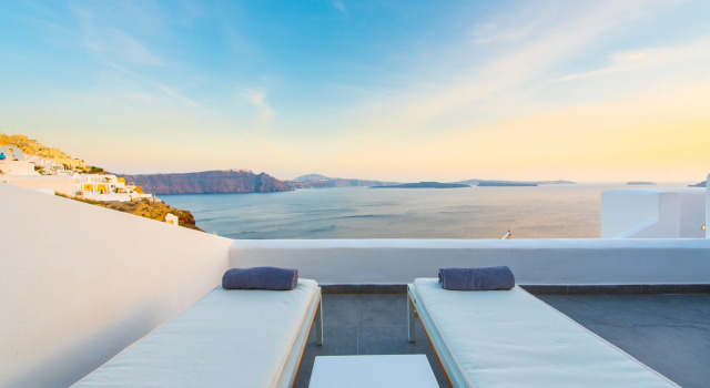 Люкс Pure с видом на Кальдеру Santorini Secret Suites & Spa, Small Luxury Hotels of the World