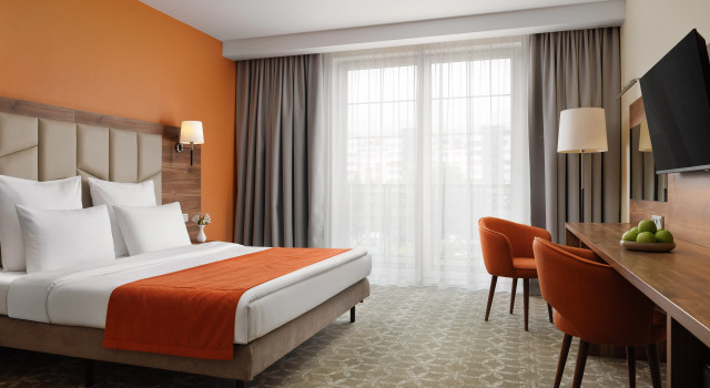 Comfort Double room with river view Kaiserhof Hotel