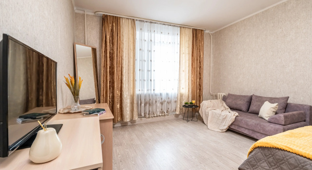 S Vidom Na Kazanku I Koleso Obozreniya Flat, Prenota Appartamento Hotel a Tatarstan con parcheggio, Parcheggio