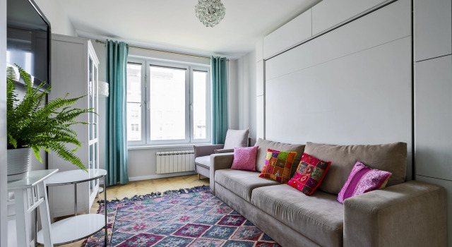 Kvartira Dom Dlya Dushi Asapro Flat, Rezervasyon Daire Moskova otoparklı oteller, Rizhskaya Metro Station yakınında, Otopark