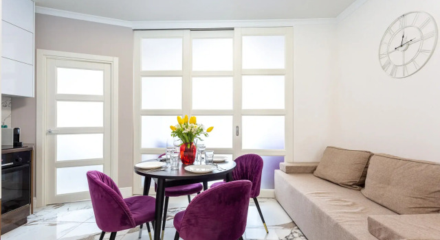 Двухместные апартаменты Deluxe с красивым видом из окна Апартаменты Red Apartment Москва Бордо