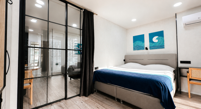 Kayak on zero line Sea View BV A 133 Apartments, Book Apartment Batumi 