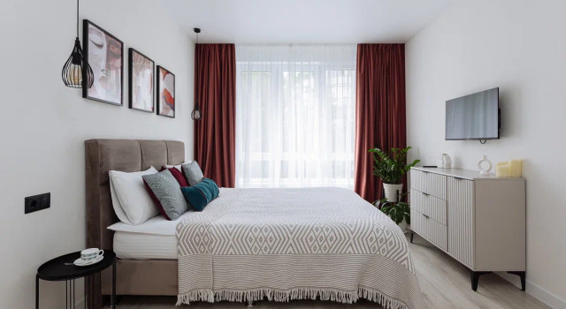 Breez Apart v Centre Goroda Apartments, Boek Appartement Hotels in Oblast Kaliningrad met parkeren, Parkeren