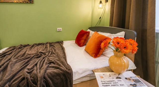 Двухместная студия с видом на город Апартаменты Room-Room Кировский 4