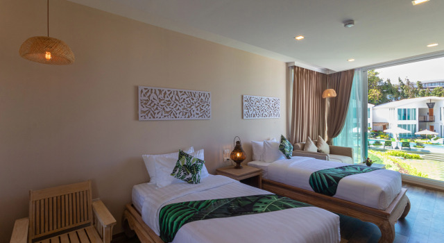 Двухместная вилла Deluxe с видом на море Vannee Golden Sands Beachfront Resort
