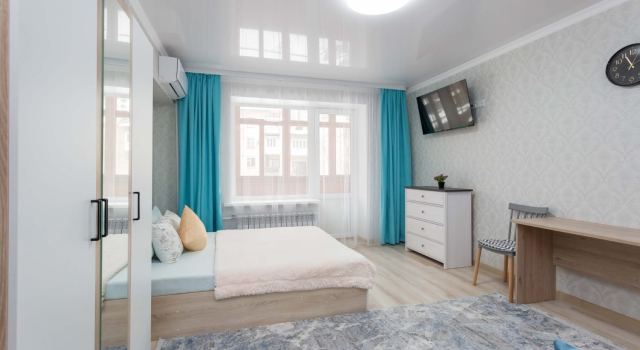 Stilnaya V Tsentre Starogo Goroda Flat, Boek Appartement Alma-Ata Kazachstan, in de buurt van Abay Metro Station