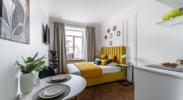 Апартаменты D apartments студия с видом на Невский проспект 3