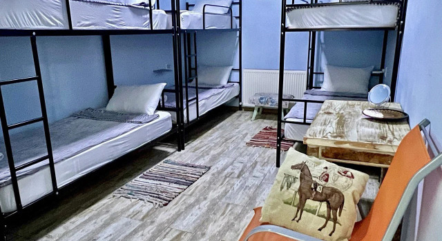 Кровать в общем номере Tbil Home Hostel