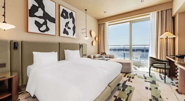 Двухместный номер Делюкс с балконом и с видом на море Mantera Resort & Congress, Сочи