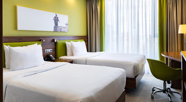 Двухместный номер Стандартный с видом на город Hampton by Hilton Нижний Новгород