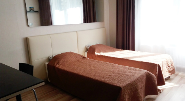 Четырёхместный номер Comfort Гостевой дом OK в ЖК YE"S большой  выбор вариантов размещения(твин.семейные и т.п.)