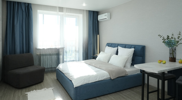 33 M² 11/14  Flat-Studiya, Book Apartment Oktyabrsky Administrative District 