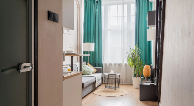 Двухместные апартаменты Лoфт Bольный с видом на город Апартаменты  Comfort Life в Измайлово