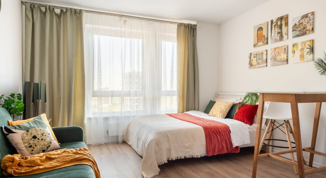 Vidovaya Svezhaya Studiya  M. Ozernaya Flat, Rezervovat Apartmán ZAO Area Moskva, poblíž Ozyornaya Metro Station