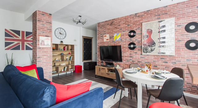 GM Apartments v stile Rock-n-roll s vidom na Kremль Flat, Prenota Appartamento Appartamenti a Arbat, Appartamento