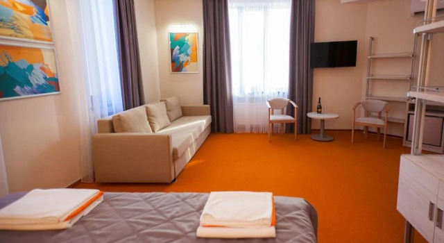 Tweepersoonssuite uitzicht op de stad Moramar Hotel