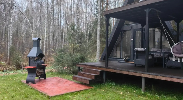 Коттедж с красивым видом из окна Гостевой дом A-Frame для отдыха