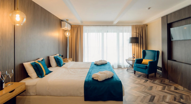 Двухместные Studio Apartment with terrace Lux Отель Tulip Residence & Spa