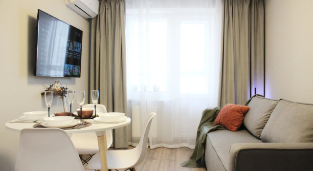 1k ryadom s prospektom Salavata Yulaeva Flat, Rezervovat Apartmán Hotely v Bashkortostan s parkováním, Parkování