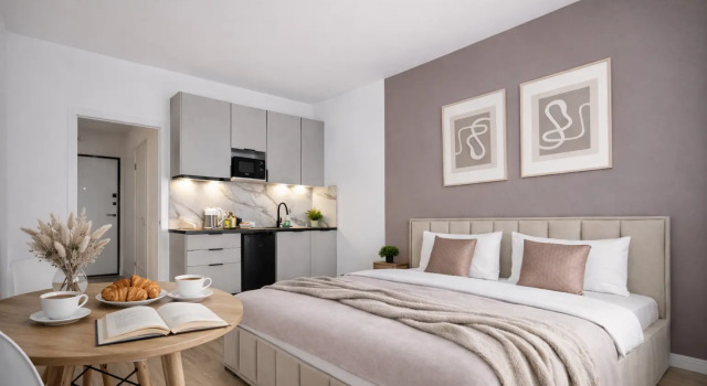 Morskoy Fasad Studiya S Vidom Na Finskiy Zaliv Apartments, Book Lejlighed Vasileostrovskiy district Sankt Petersborg