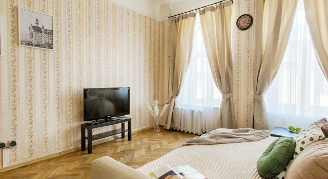 Pronina Aparts Heart of Petrogradka Apartments, Rezervovat Apartmán Petrogradskiy district Petrohrad, poblíž The Convent of St. John