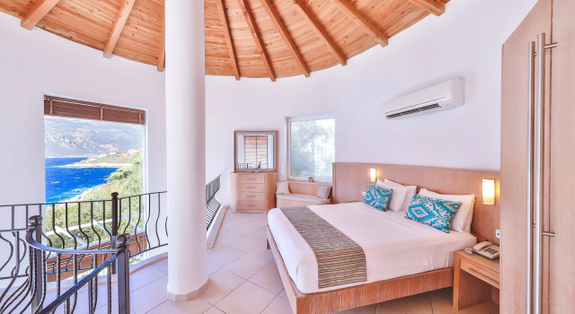 Двухместный люкс Waterfront с балконом Отель Mekvin Deniz Feneri Lighthouse Adults Only +12