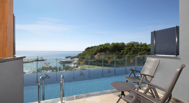 Трёхместный номер Swim Up Superior с видом на море Курортный Отель Mylome Luxury