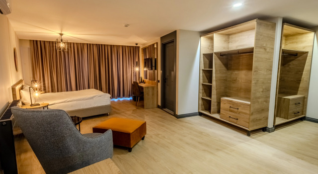 Семейный люкс с видом на город Отель Leliko Suites