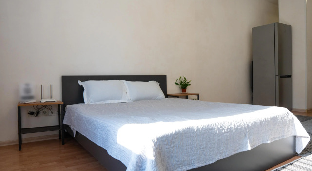 Uyutnaya Studiya v Tsentre Goroda dlya 2-Kh Gostey Flat, Rezervovat Apartmán Almaty Kazachstán