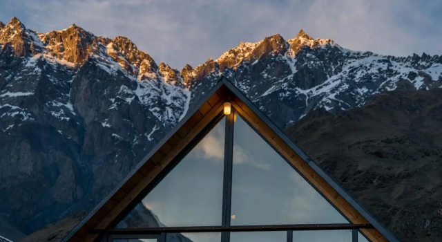 Kazbegi View, Reservar Mini-hotel Hotéis de 4 estrelas em Mtkheta-Mtianeti, 4*