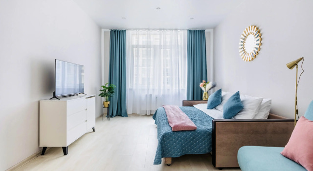 Bol'shaya DvuhkomnatnayaEvro kvartira u Centra Apartments, Book Lejlighed Hoteller i Kalininskiy district med pool, Swimmingpool