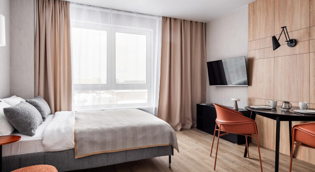 Terrakotovyy Loft — V Gosti u Mashen'ki Flat, Rezervovat Apartmán Moskva Rusko, poblíž Ozyornaya Metro Station