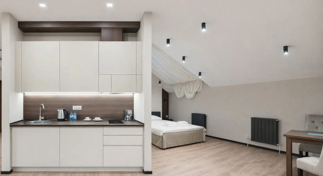 Двухместный номер Стандарт Мансарда Снега Apart Hotel by Provence