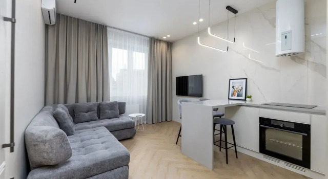 Na Dzerzhinskogo 73 Flat, Book Apartment Industrial area 