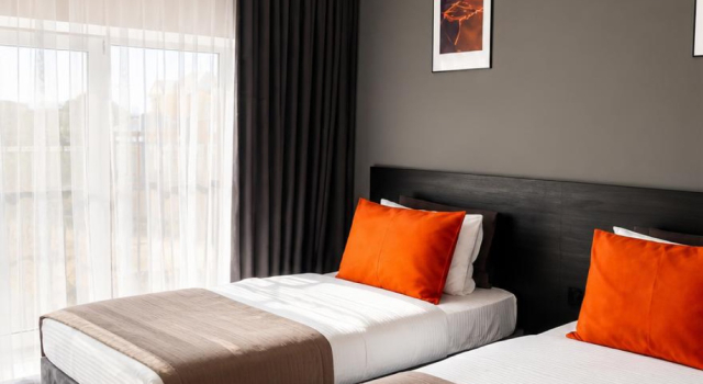 Двухместный номер Standard с видом на бассейн Отель Airport Derbent Hotel