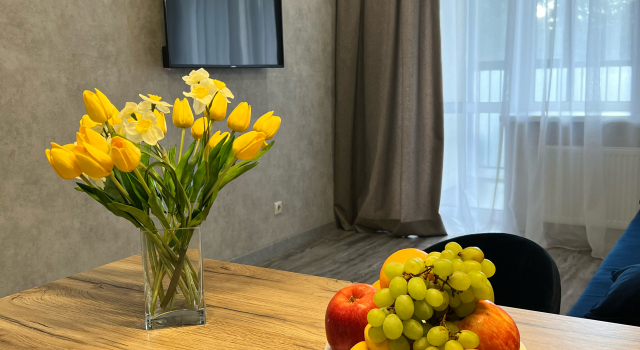 Двухместные апартаменты с балконом и с красивым видом из окна Апартаменты GRAND APART Modern 2