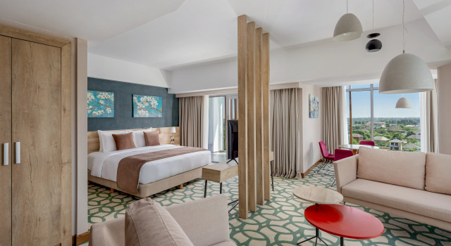 Двухместный семейный номер Standard с балконом Курортный отель Lankaran Springs & Wellness Resort