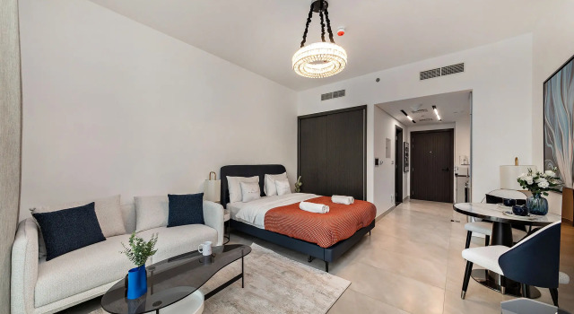 Апартаменты Modern Studio at Paragon, Забронировать Апартаменты/квартира Дубай Эмират Дубай, рядом с Al Wajeha Al Maeyah Marine Transport Station