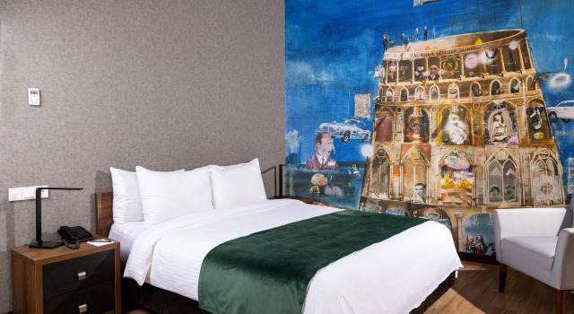 Двухместный номер Deluxe с красивым видом из окна Theory Hotel