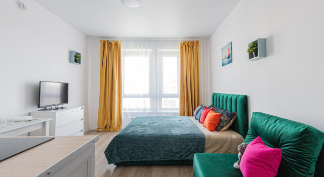 Marshala Sergeeva 3 Flat, Rezervovat Apartmán Hotely v ZAO Area s parkováním, Parkování
