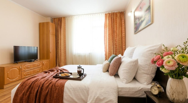 V Tsentre Barnaula Flat, Rezervasyon Daire Altay Krayı ucuz oteller