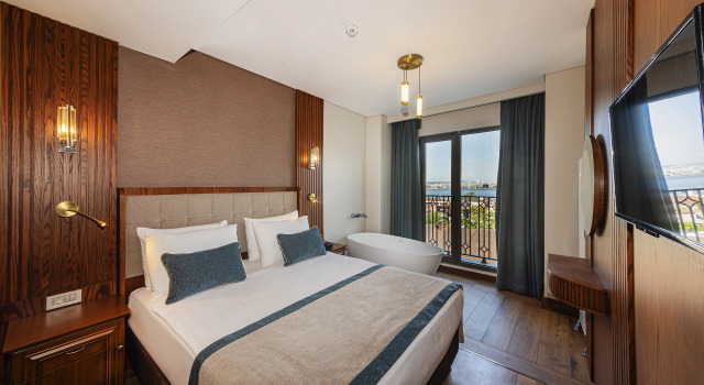 Apartmá a výhledem na moře Azade Hotel