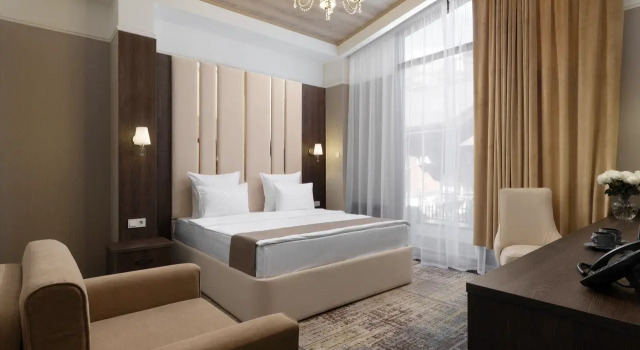 Двухместный номер Comfort с видом на внутренний двор Отель Montchalet Spa by Stellar Hotels, Krasnaya Polyana